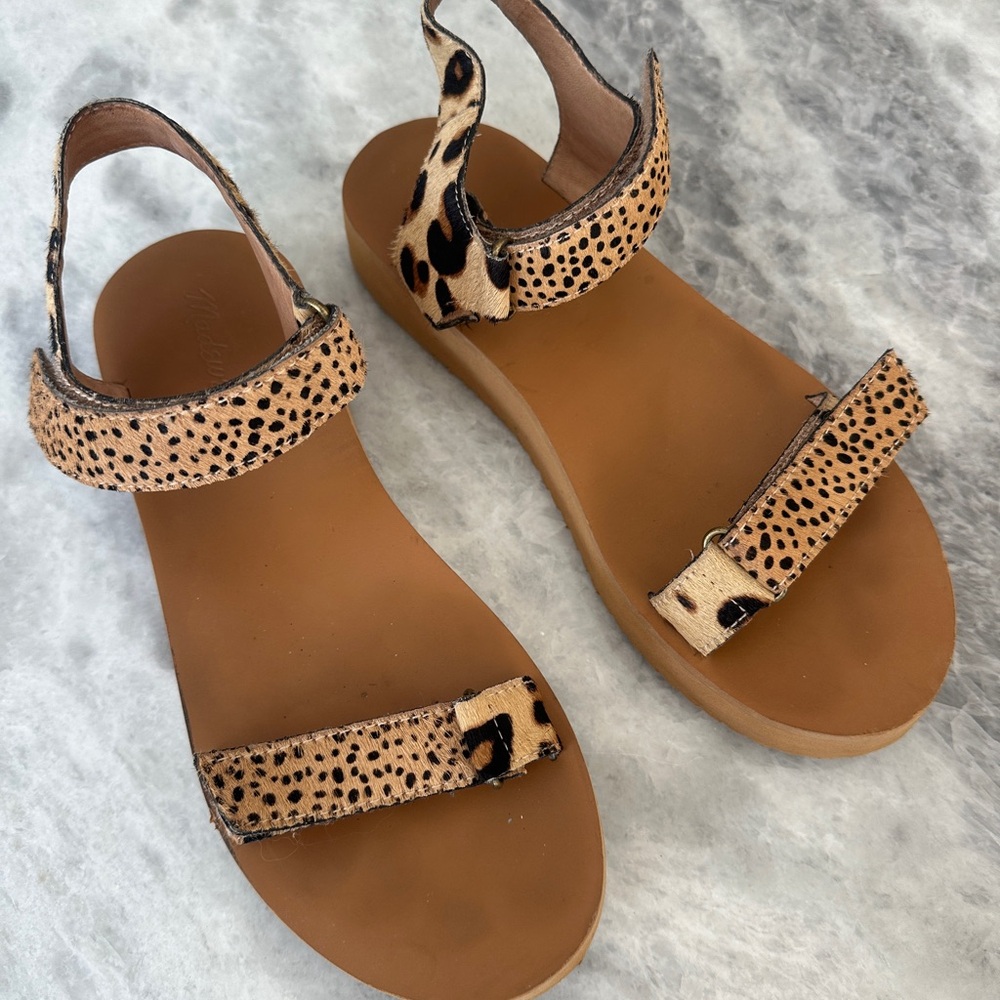 Madewell Leopard Print Sandals